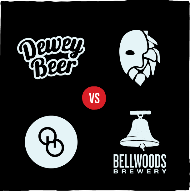 Dewey Beer Company VS Hopera Microbrasserie VS Other Half Brewing VS Bellwoods Brewery