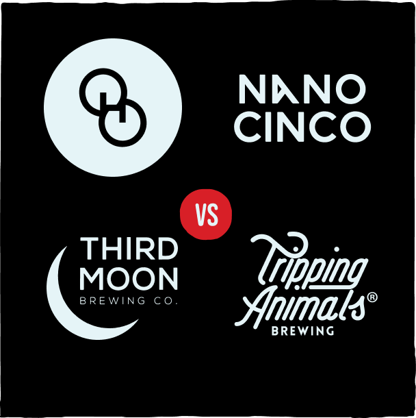 Other half VS Nano Cinco VS Third Moon Brewing VS Tripping Animals
